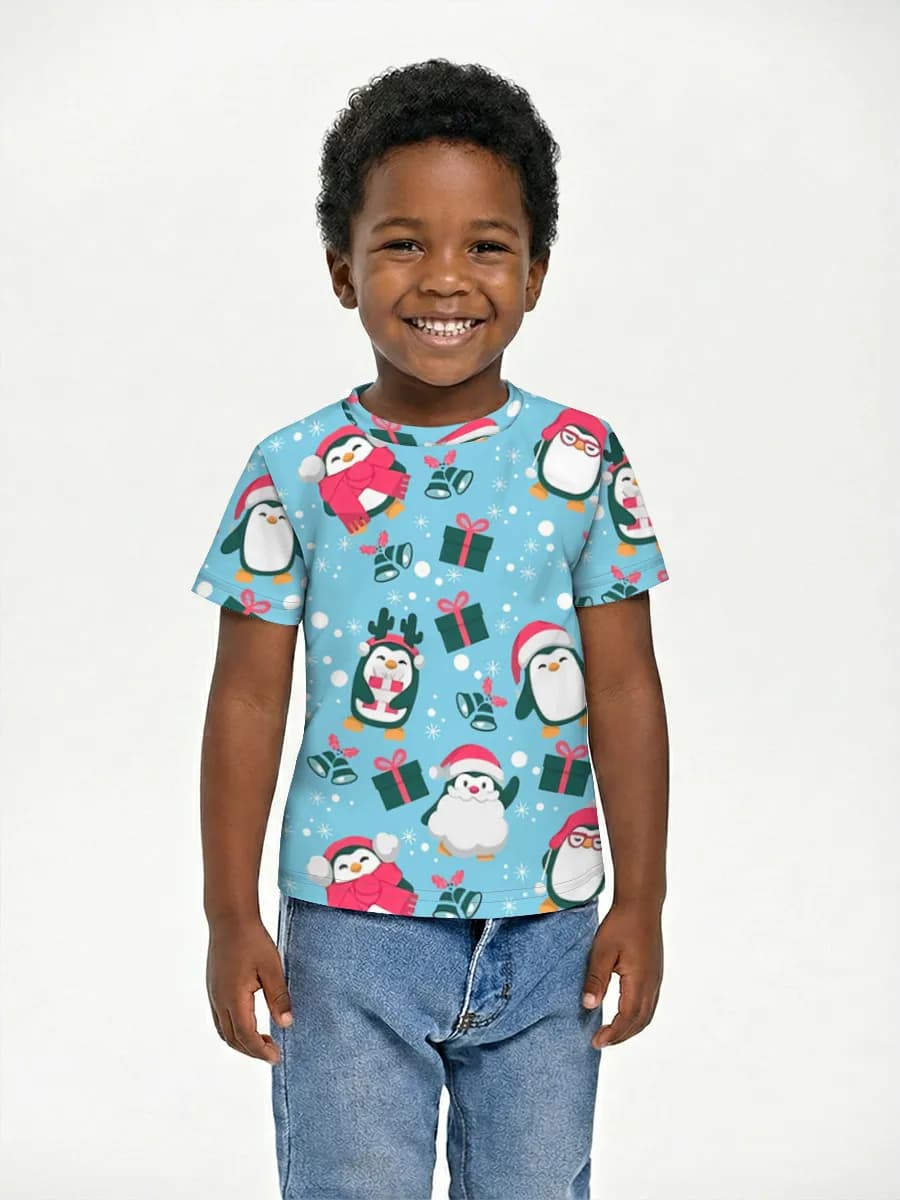 Camiseta Básica de Algodón Niño