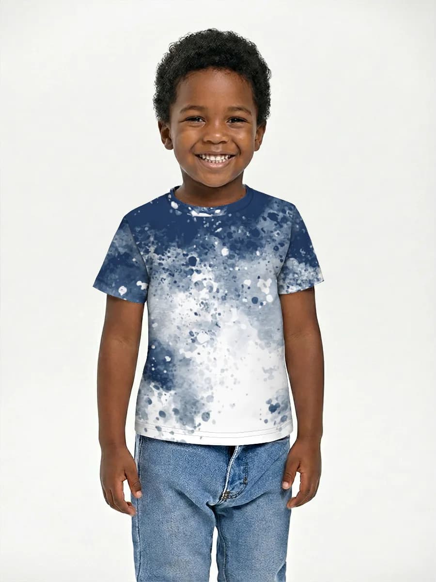 Boys' basic cotton T-shirt