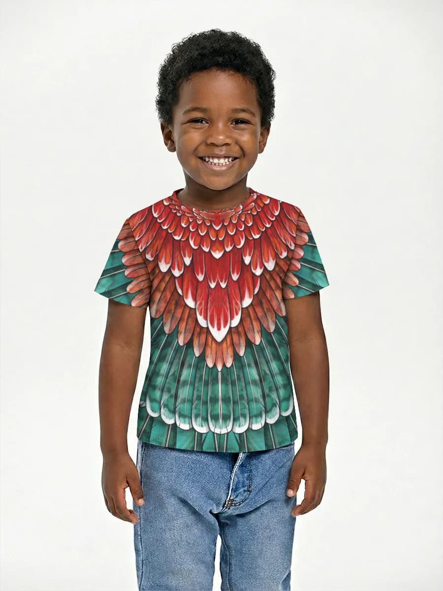 Basic Baumwoll-T-Shirt Jungen