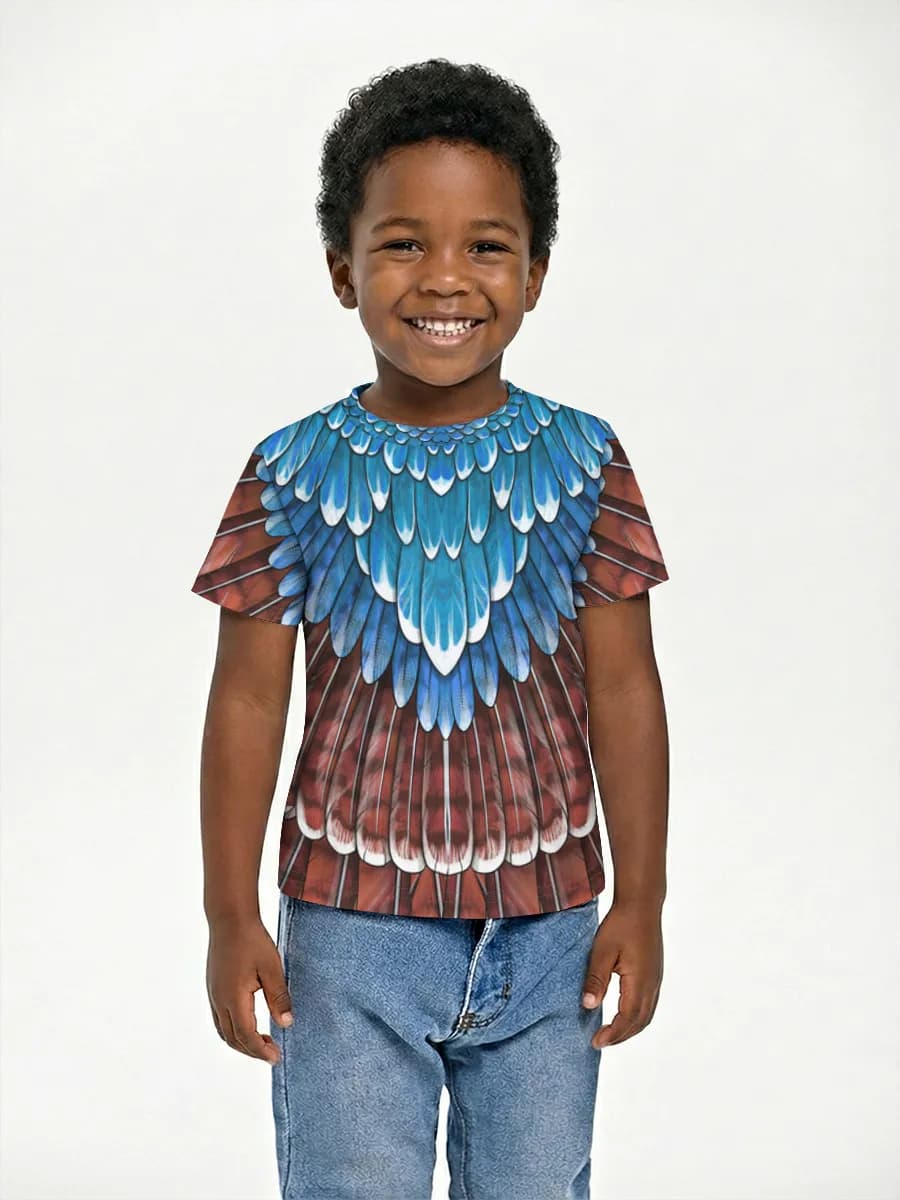 Boys' basic cotton T-shirt