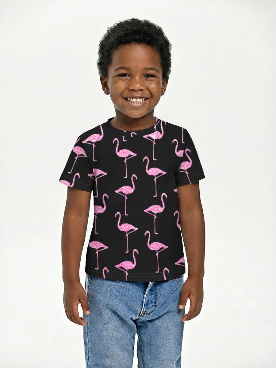 Boys' basic cotton T-shirt