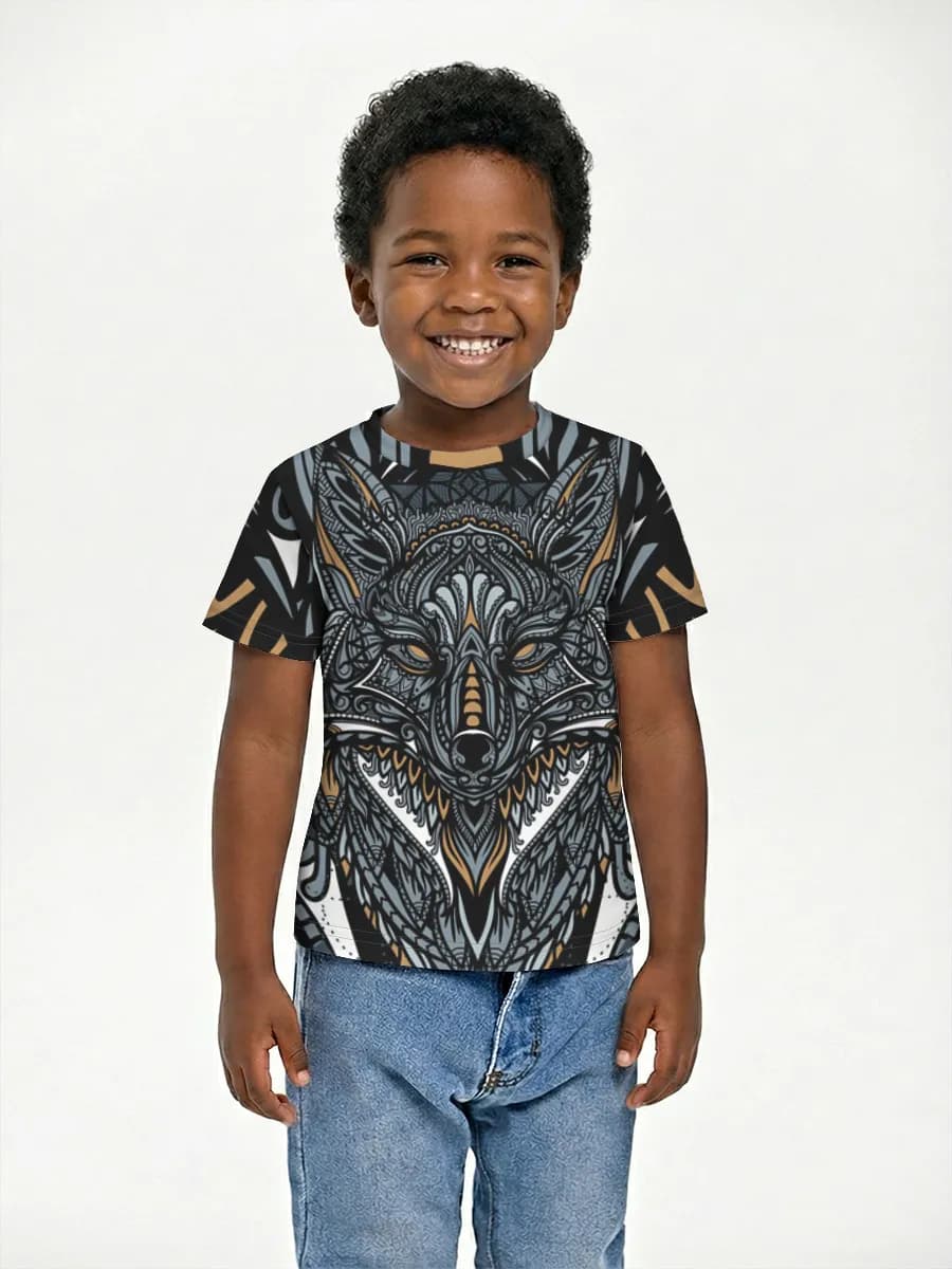 Boys' basic cotton T-shirt