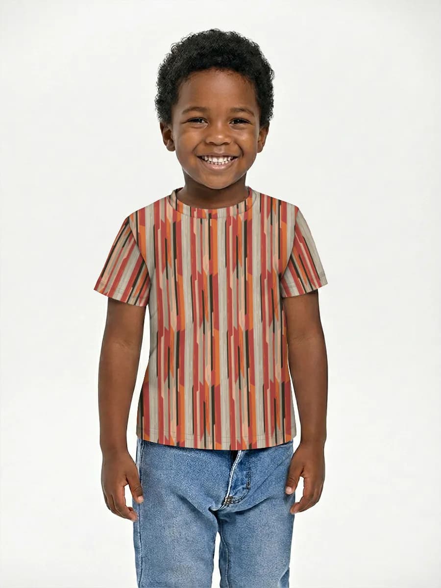 Boys' basic cotton T-shirt