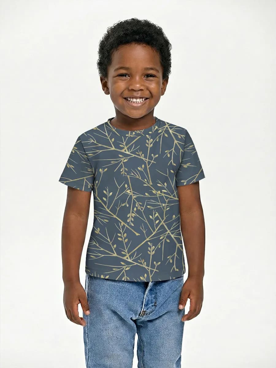 Camiseta Básica de Algodón Niño