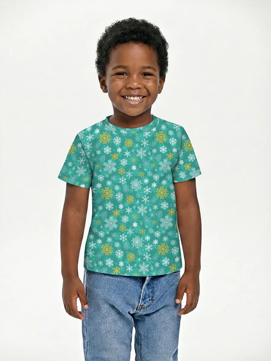 Camiseta Básica de Algodón Niño