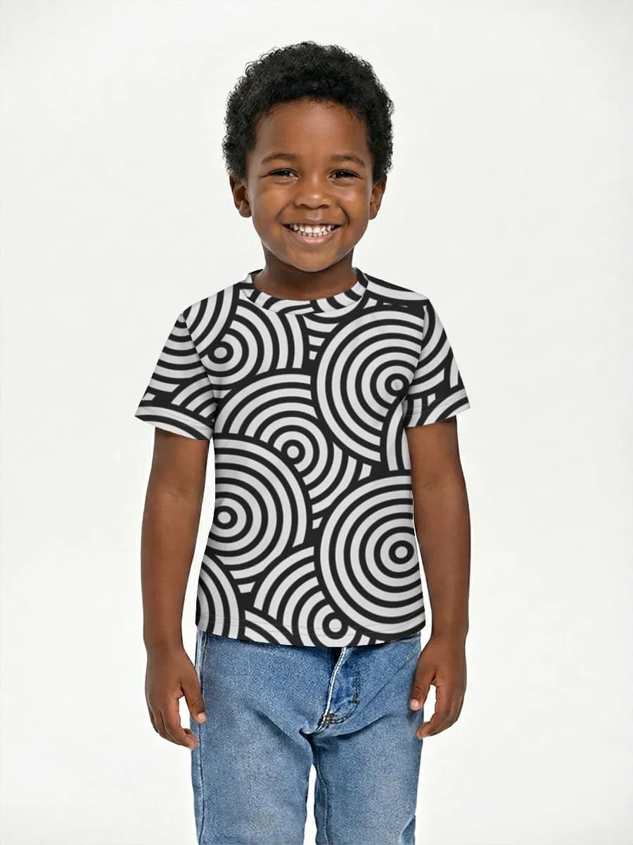 Boys' basic cotton T-shirt