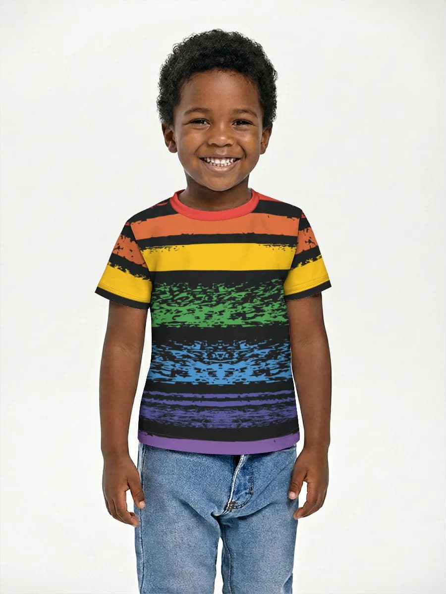 Boys' basic cotton T-shirt