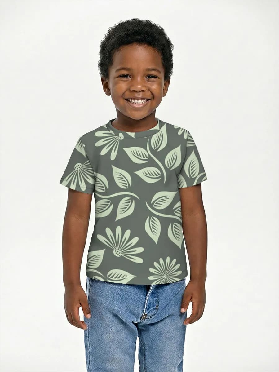 Camiseta Básica de Algodón Niño