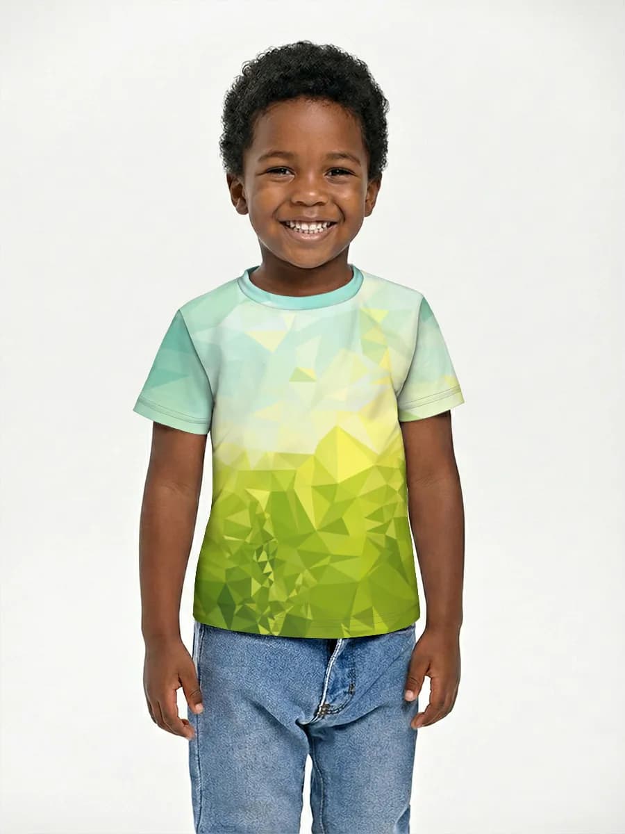 Boys' basic cotton T-shirt