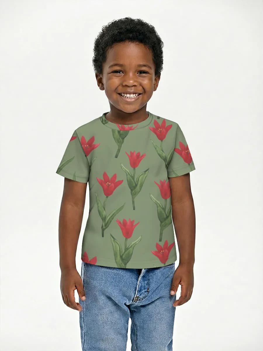 남아 베이직 코튼 티셔츠