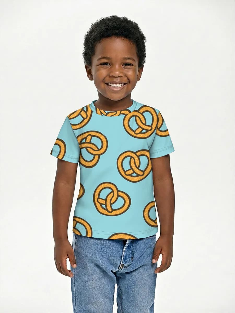 Boys' basic cotton T-shirt