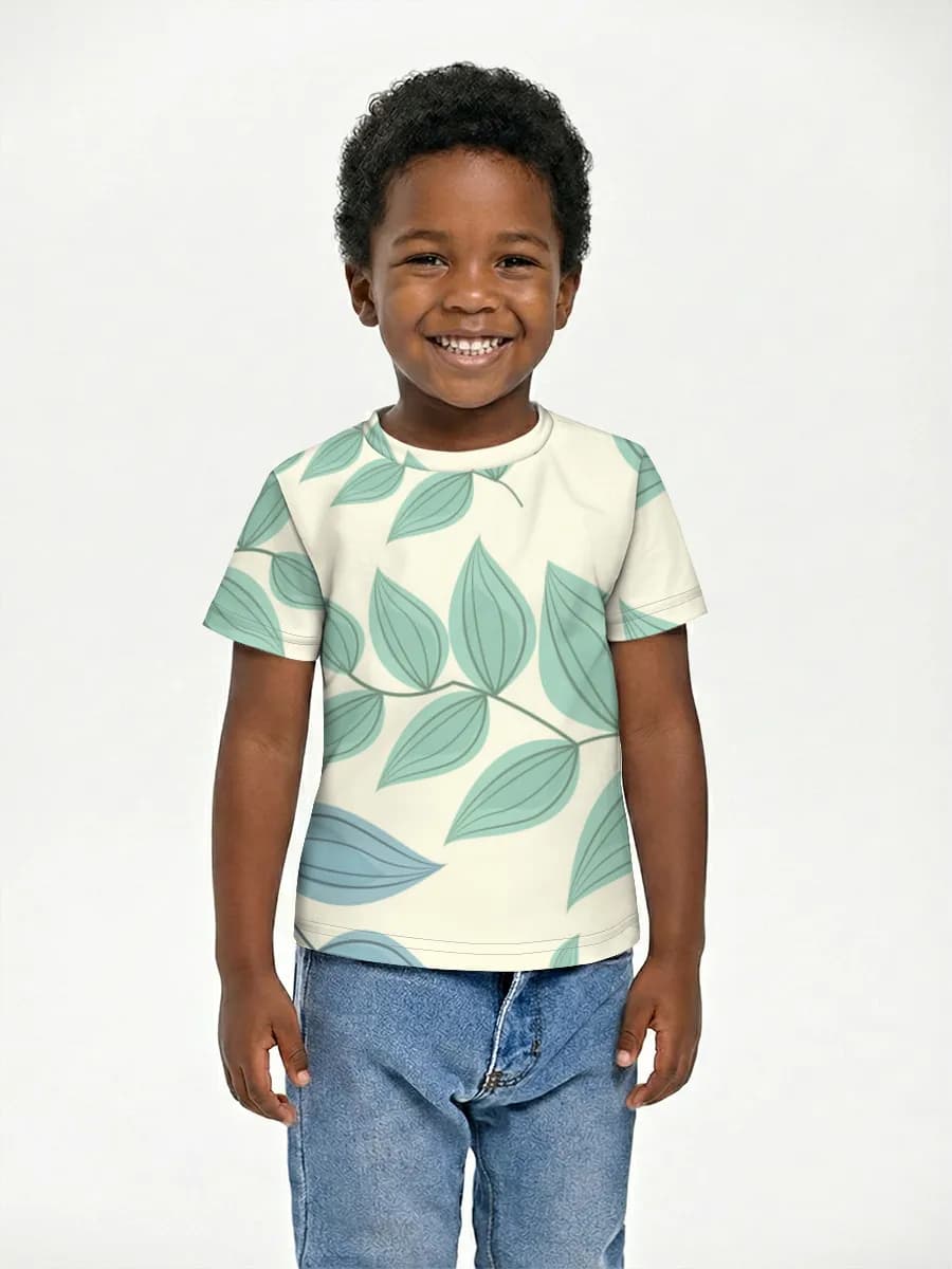 Camiseta Básica de Algodón Niño