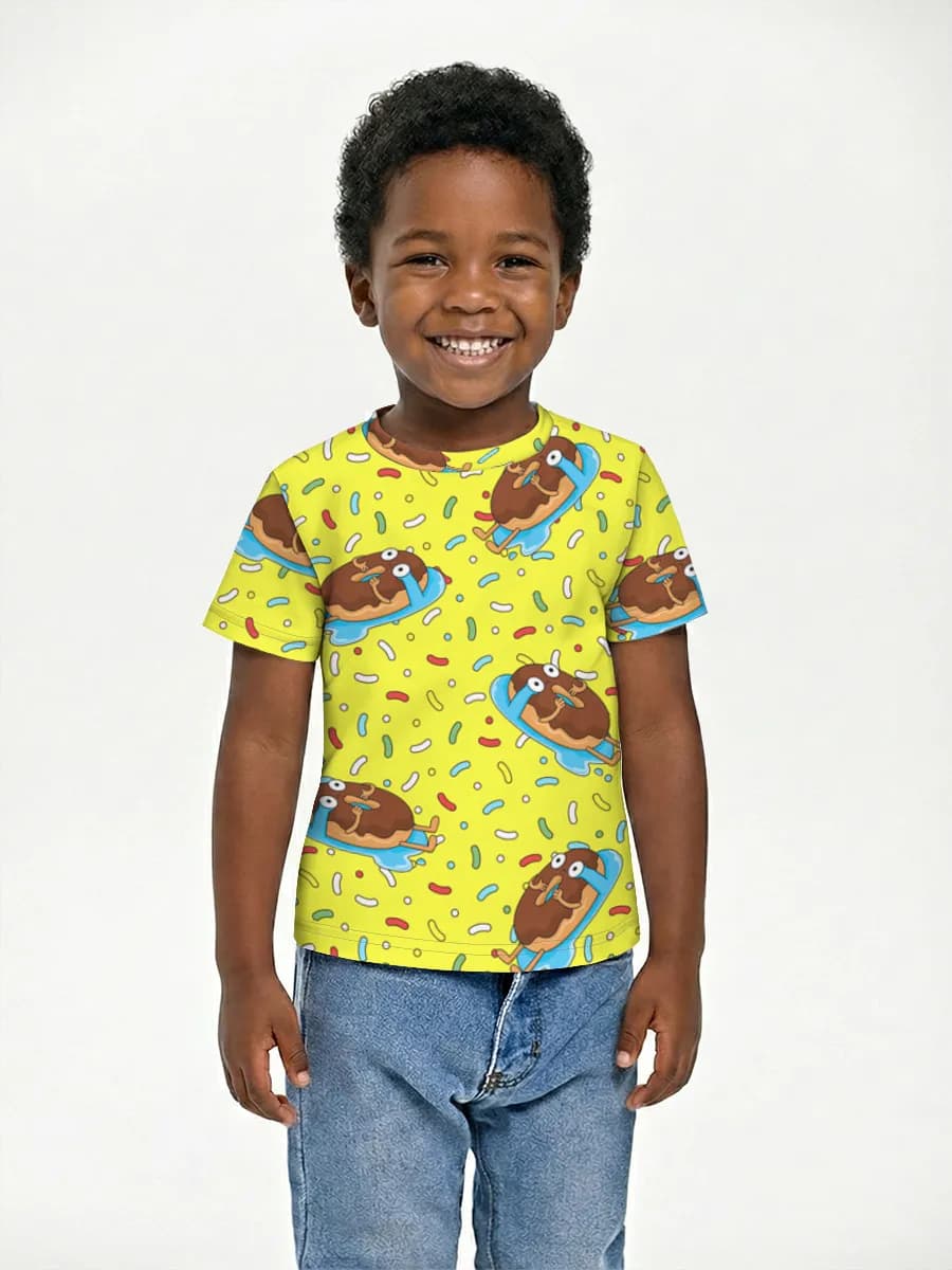 Camiseta Básica de Algodón Niño