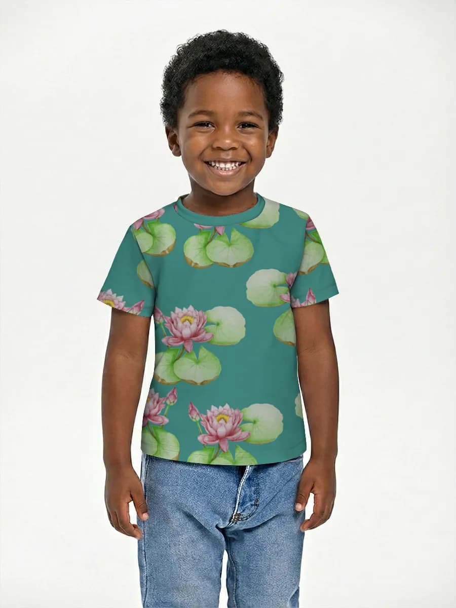 Camiseta Básica de Algodón Niño