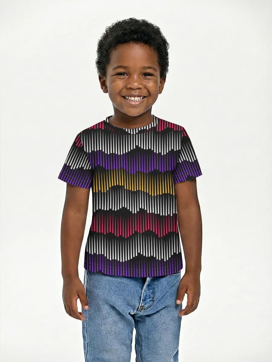 Boys' basic cotton T-shirt