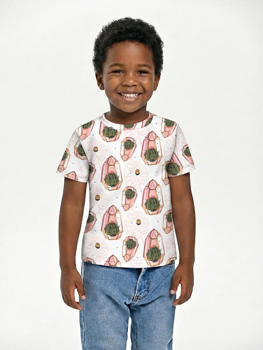 Camiseta Básica de Algodón Niño