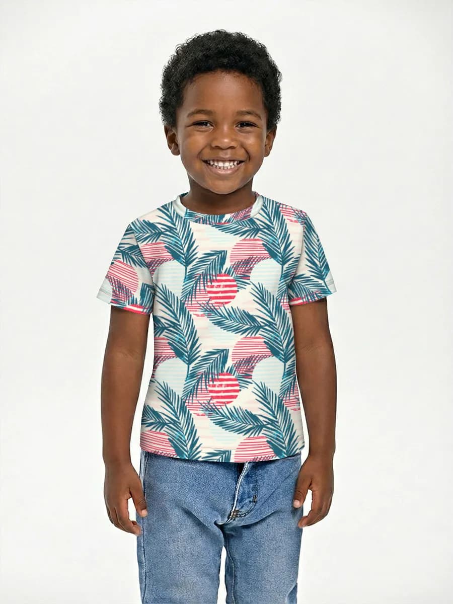 Camiseta Básica de Algodón Niño