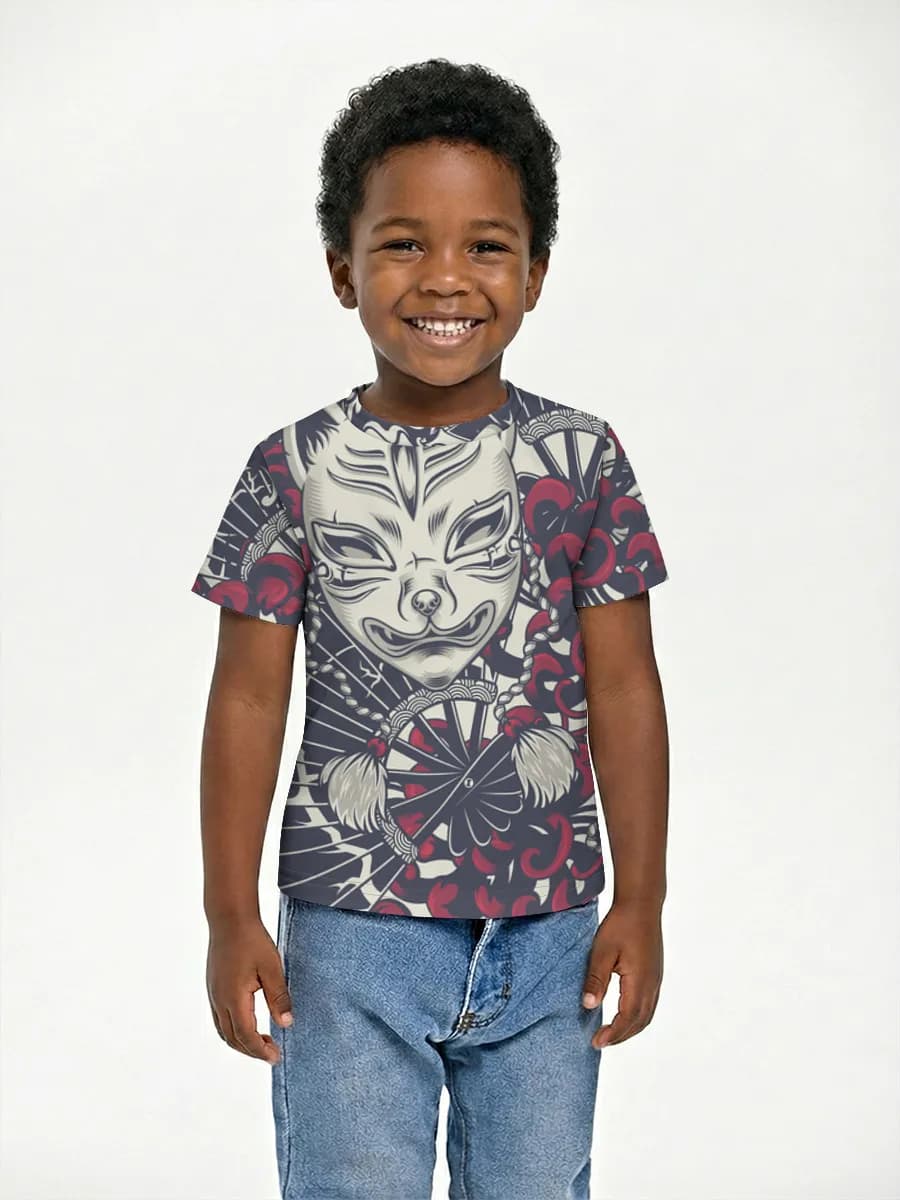 Camiseta Básica de Algodón Niño