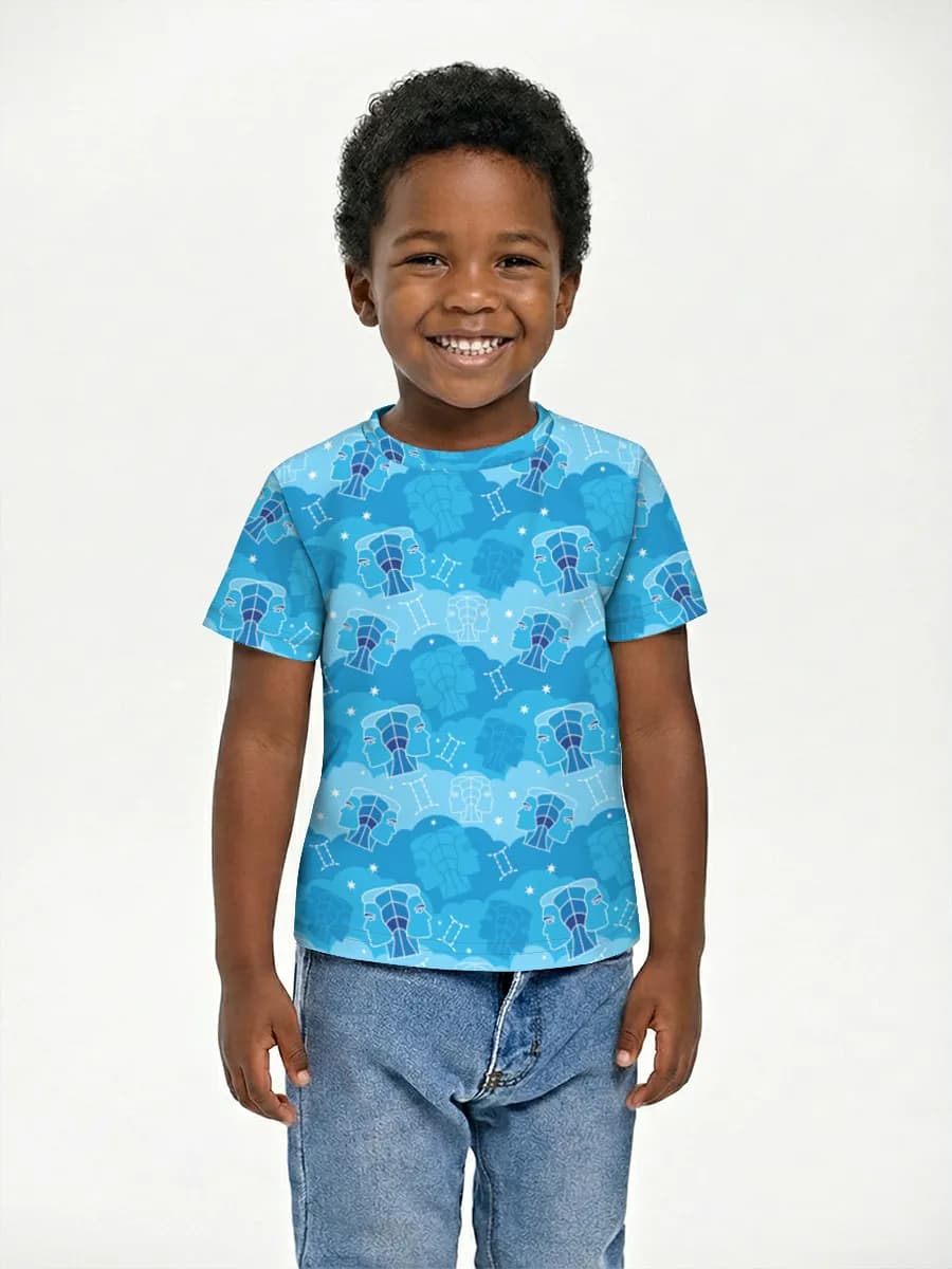 Boys' basic cotton T-shirt