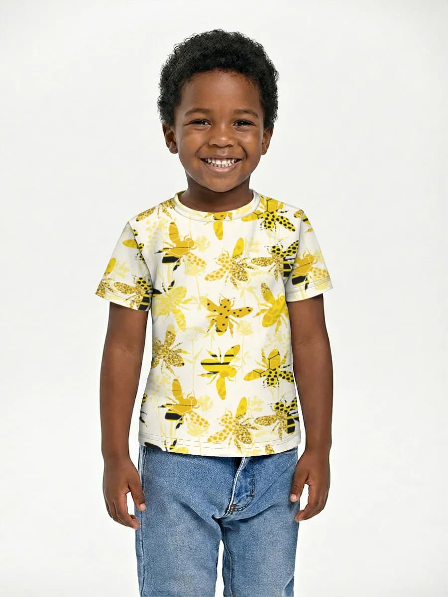 Camiseta Básica de Algodón Niño