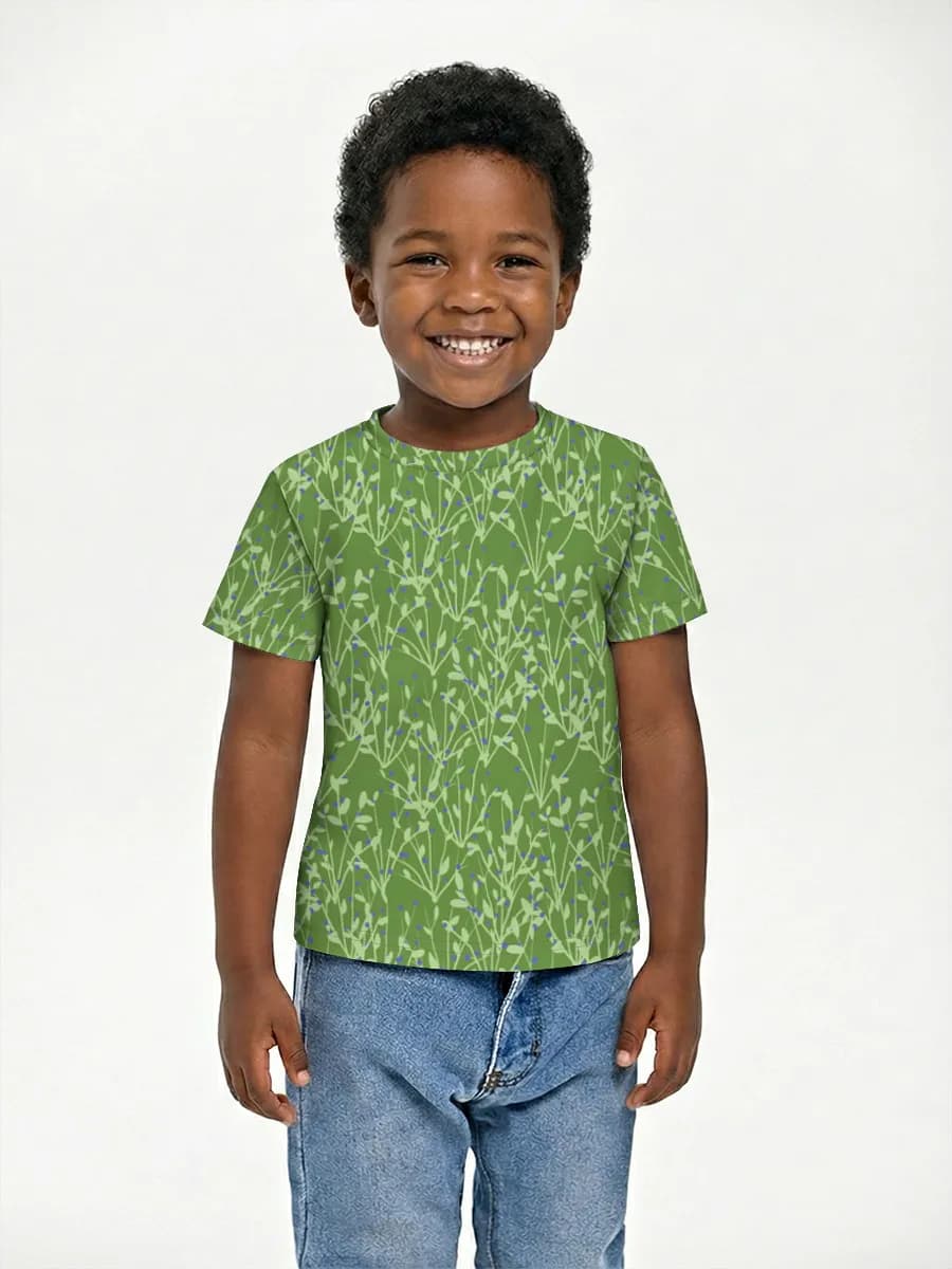 Boys' basic cotton T-shirt