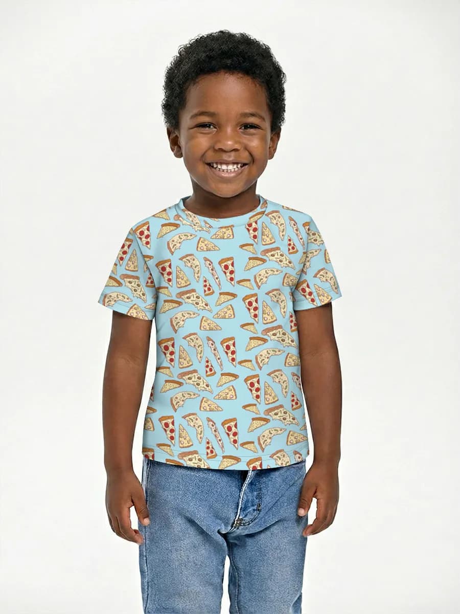 Boys' basic cotton T-shirt