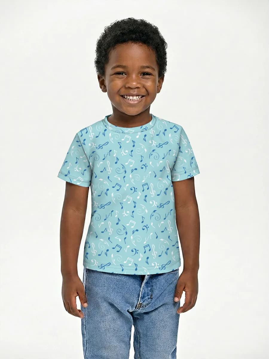 Boys' basic cotton T-shirt