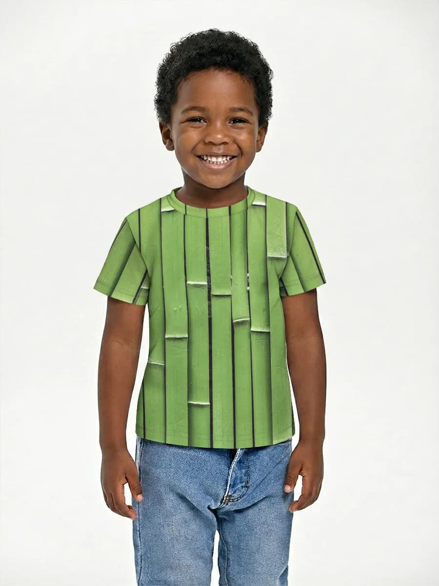 Camiseta Básica de Algodón Niño