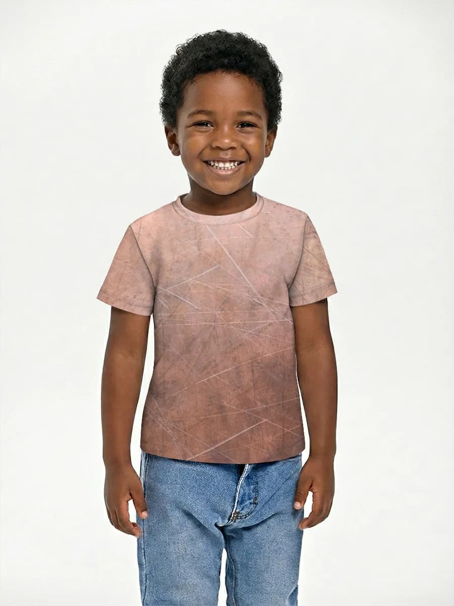 Boys' basic cotton T-shirt