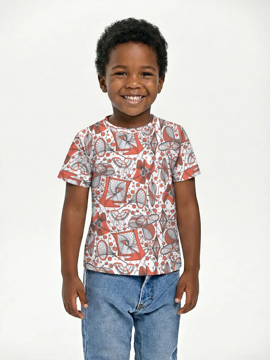 Boys' basic cotton T-shirt