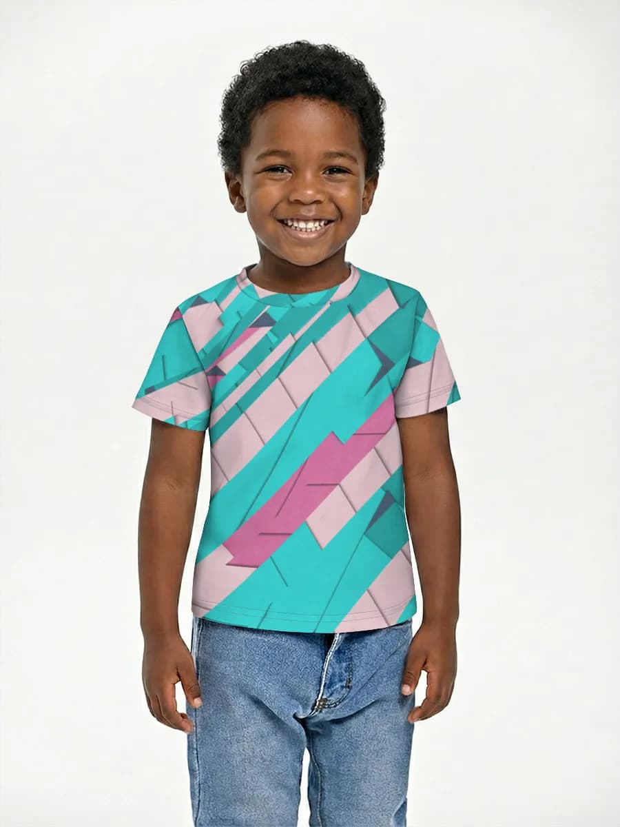 Camiseta Básica de Algodón Niño