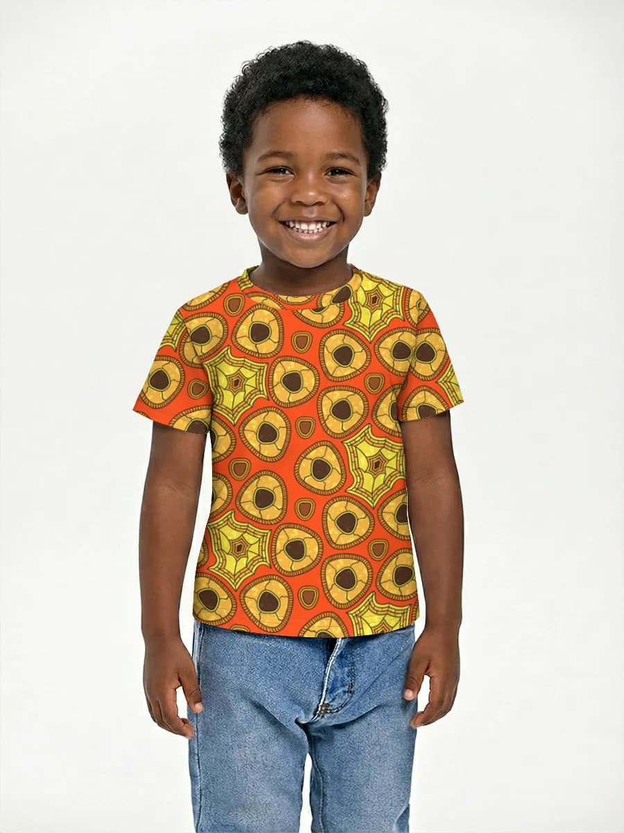Boys' basic cotton T-shirt