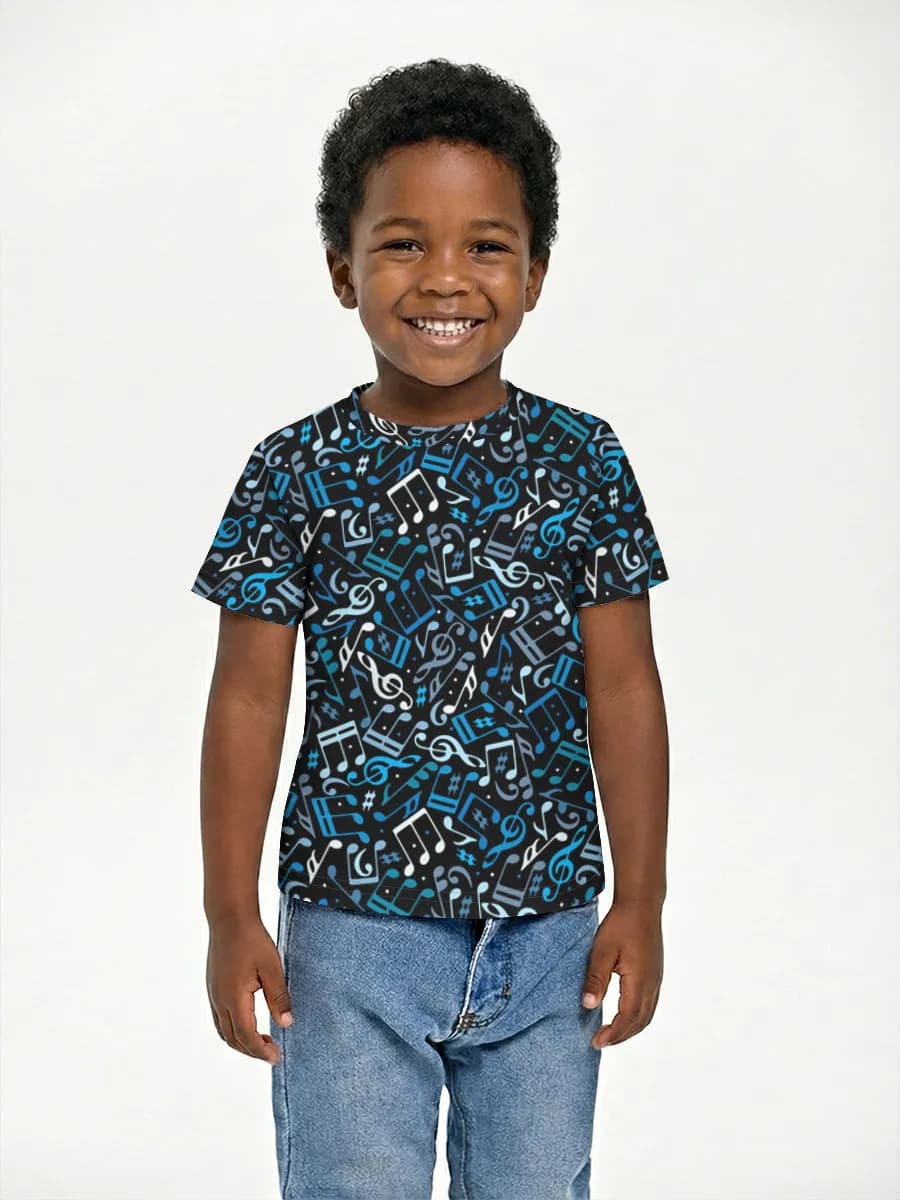 Basic Baumwoll-T-Shirt Jungen