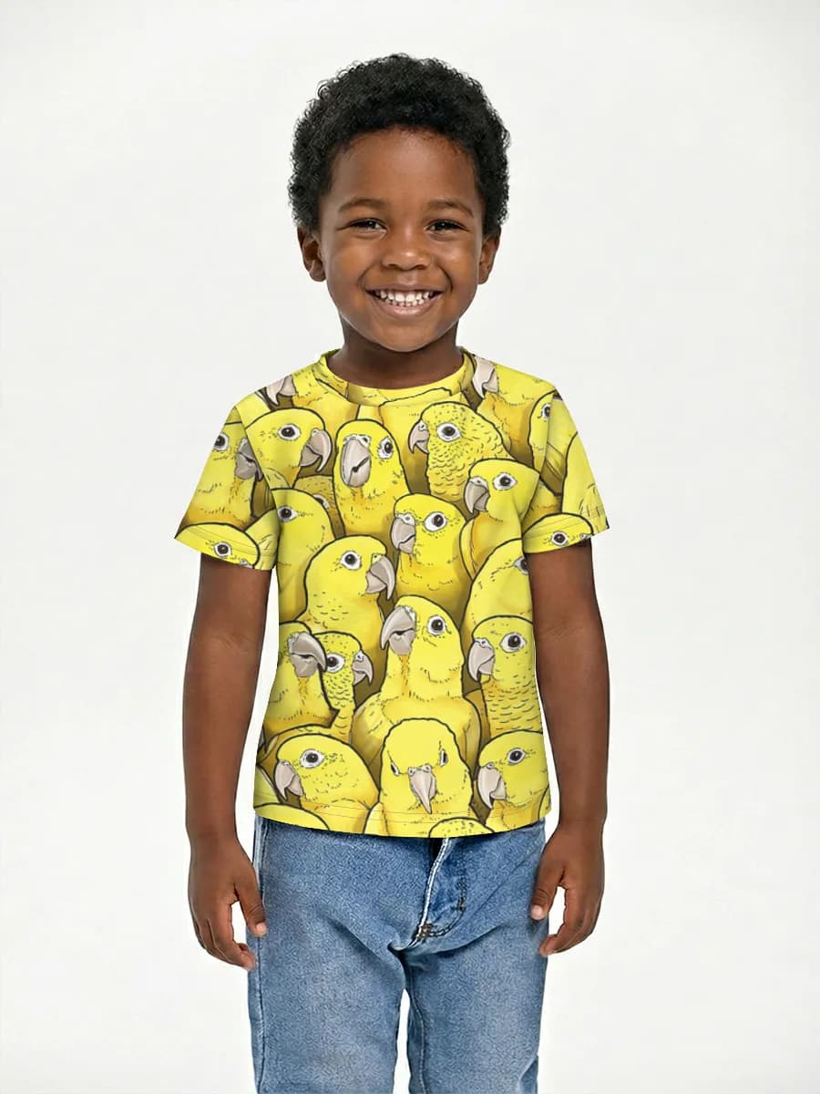 Camiseta Básica de Algodón Niño