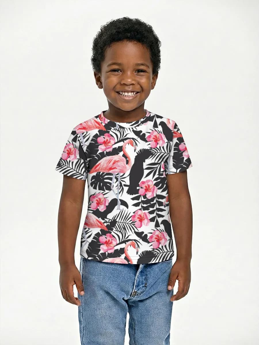 Camiseta Básica de Algodón Niño