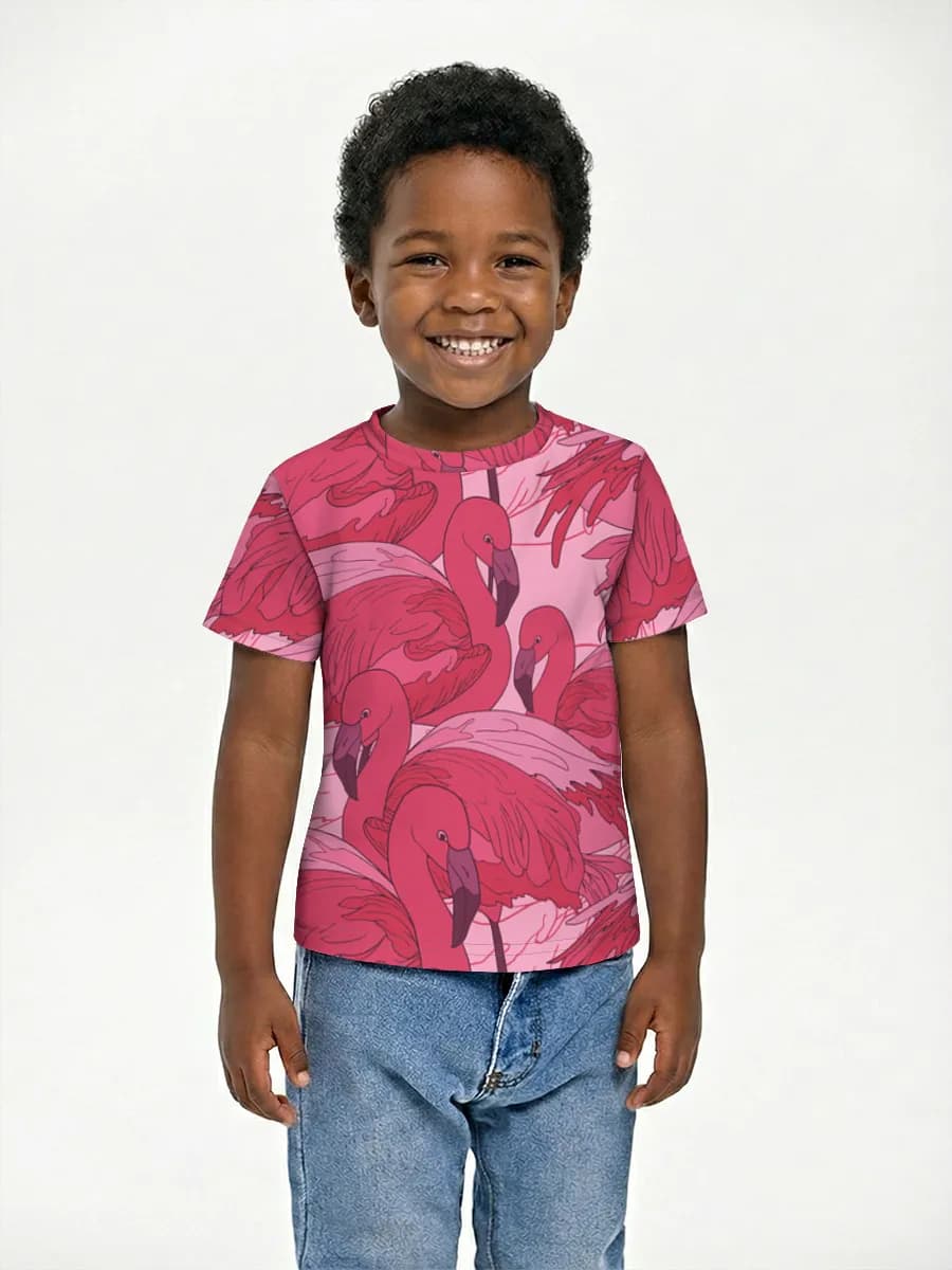 Camiseta Básica de Algodón Niño