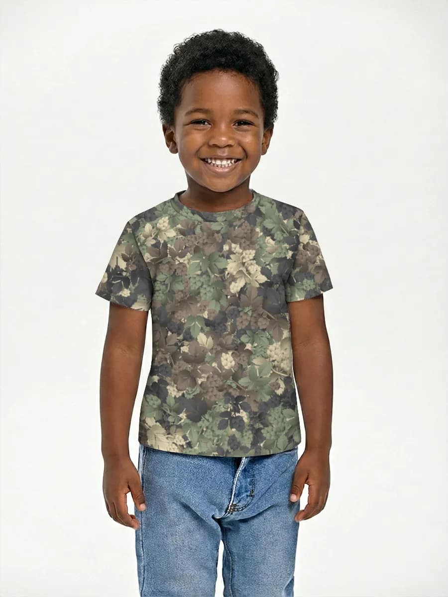 Camiseta Básica de Algodón Niño