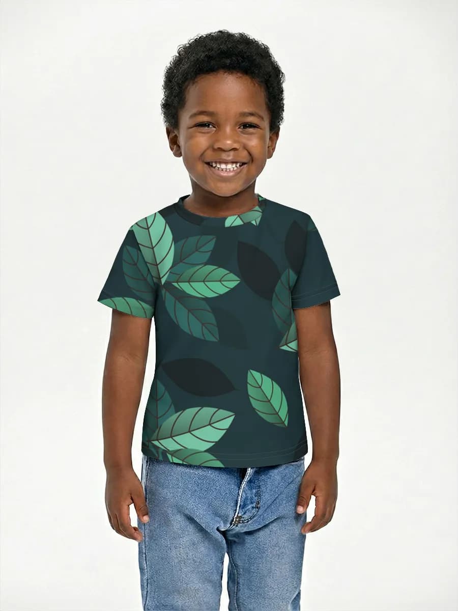Camiseta Básica de Algodón Niño