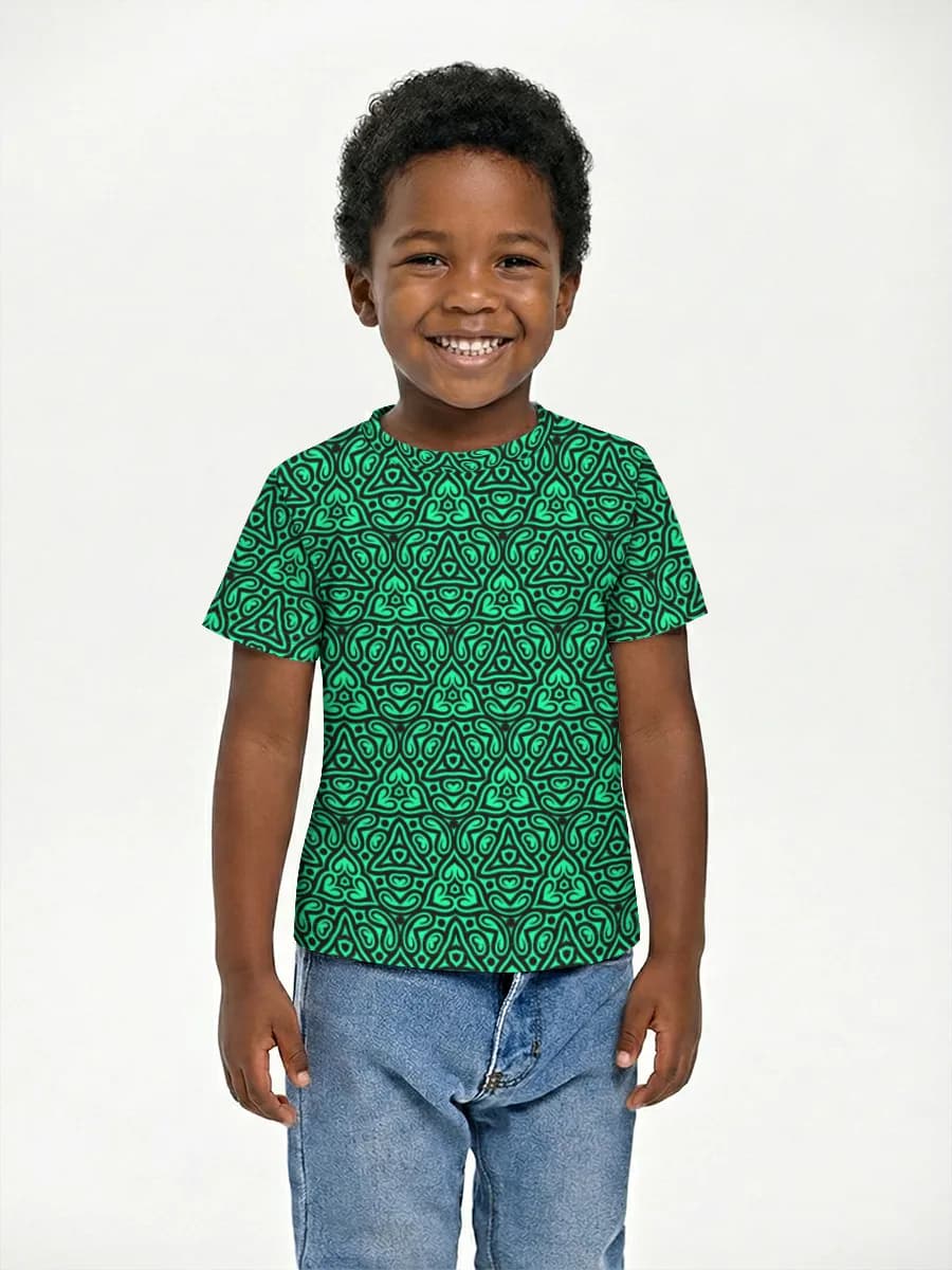 Boys' basic cotton T-shirt