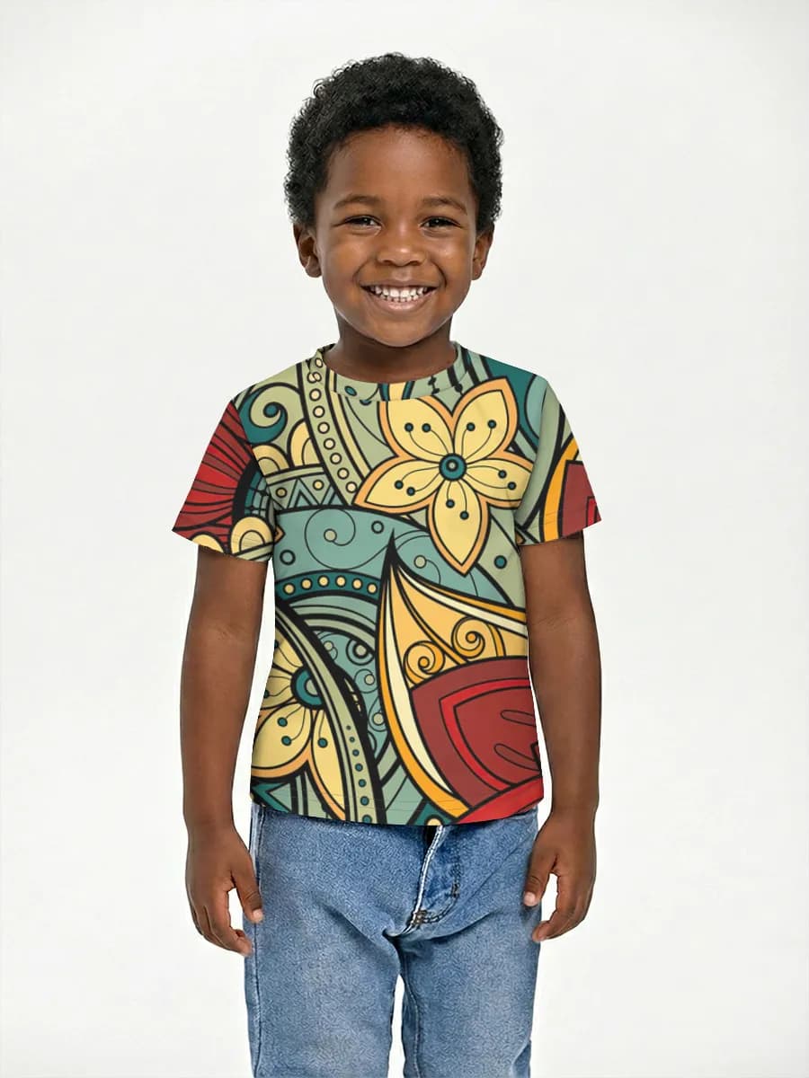 男の子 ベーシック コットンTシャツ