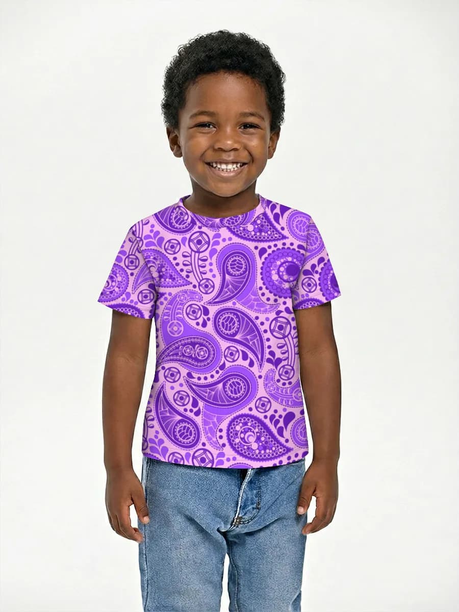 Camiseta Básica de Algodón Niño