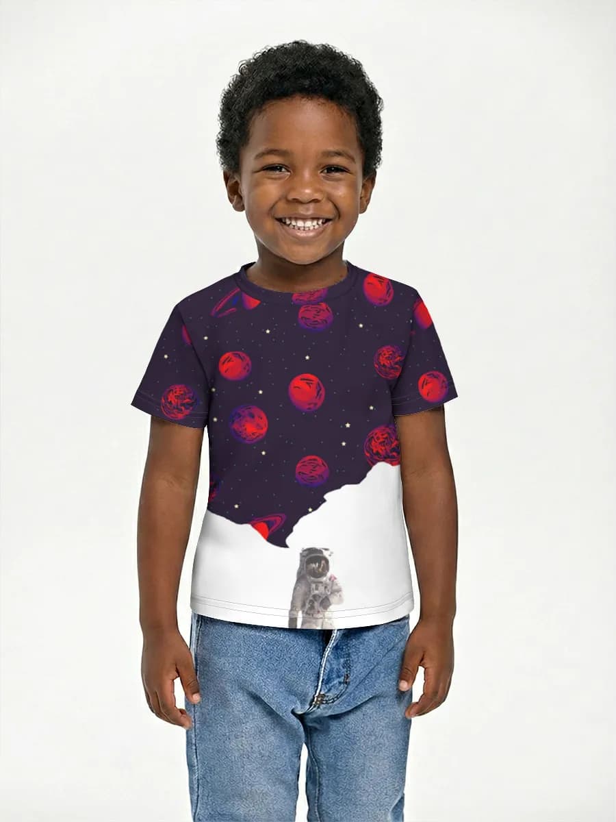 男の子 ベーシック コットンTシャツ