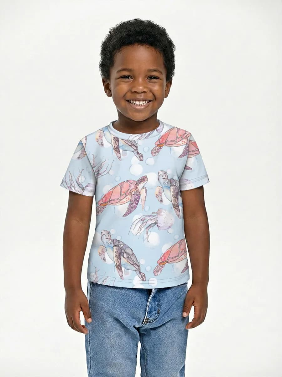 男の子 ベーシック コットンTシャツ