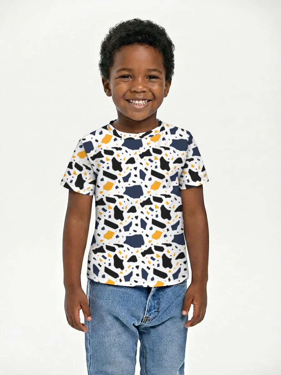 Boys' basic cotton T-shirt