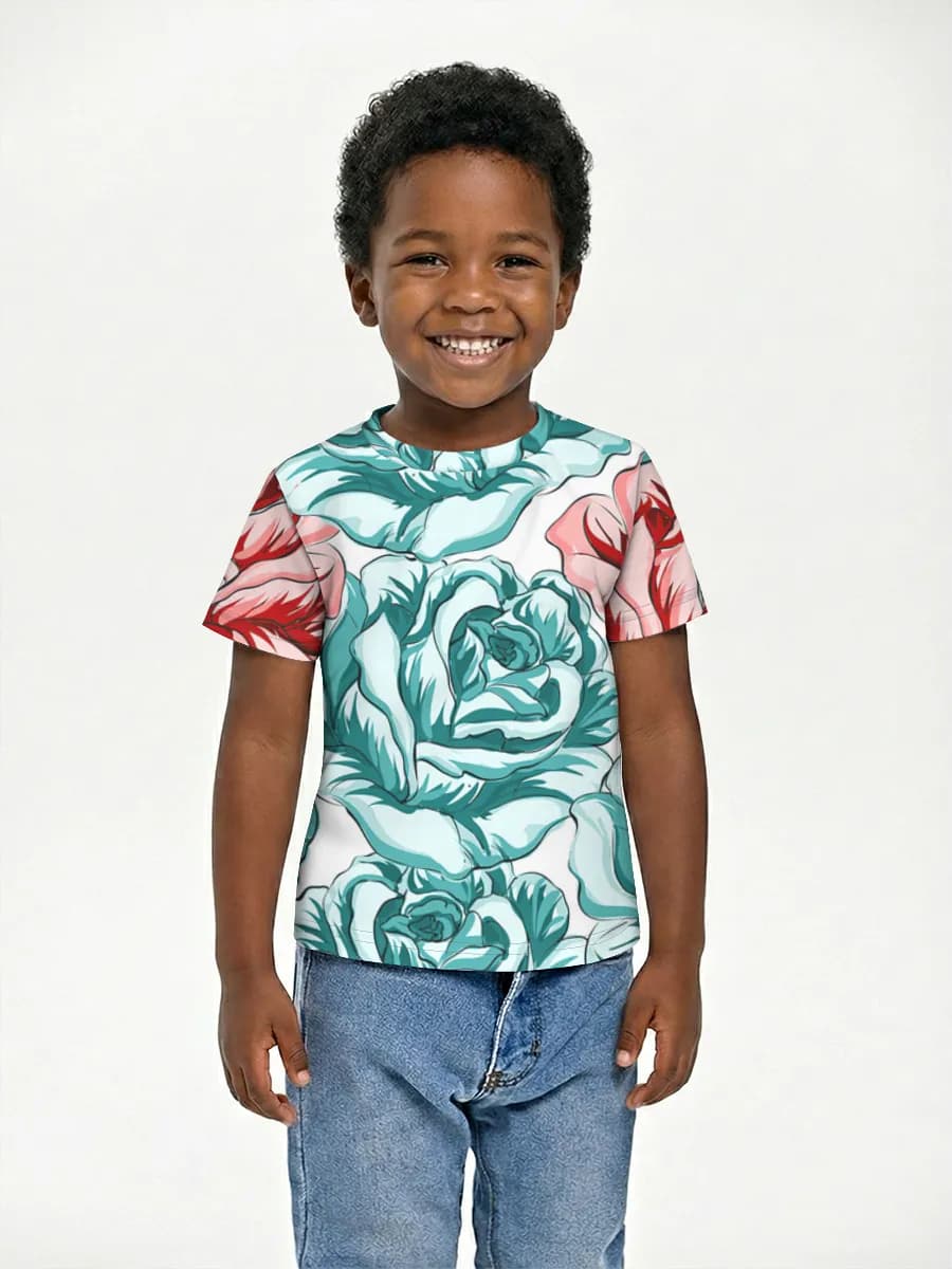 Camiseta Básica de Algodón Niño