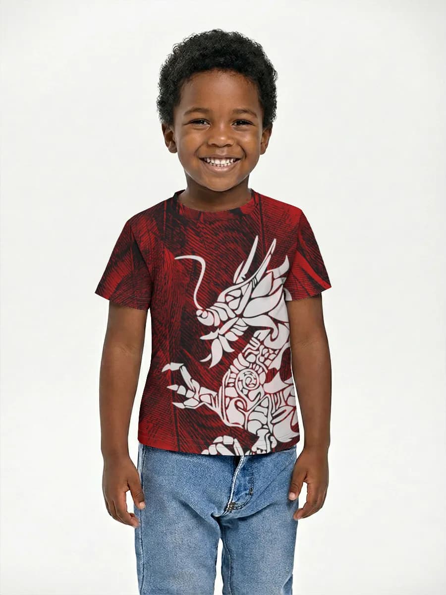 Basic Baumwoll-T-Shirt Jungen