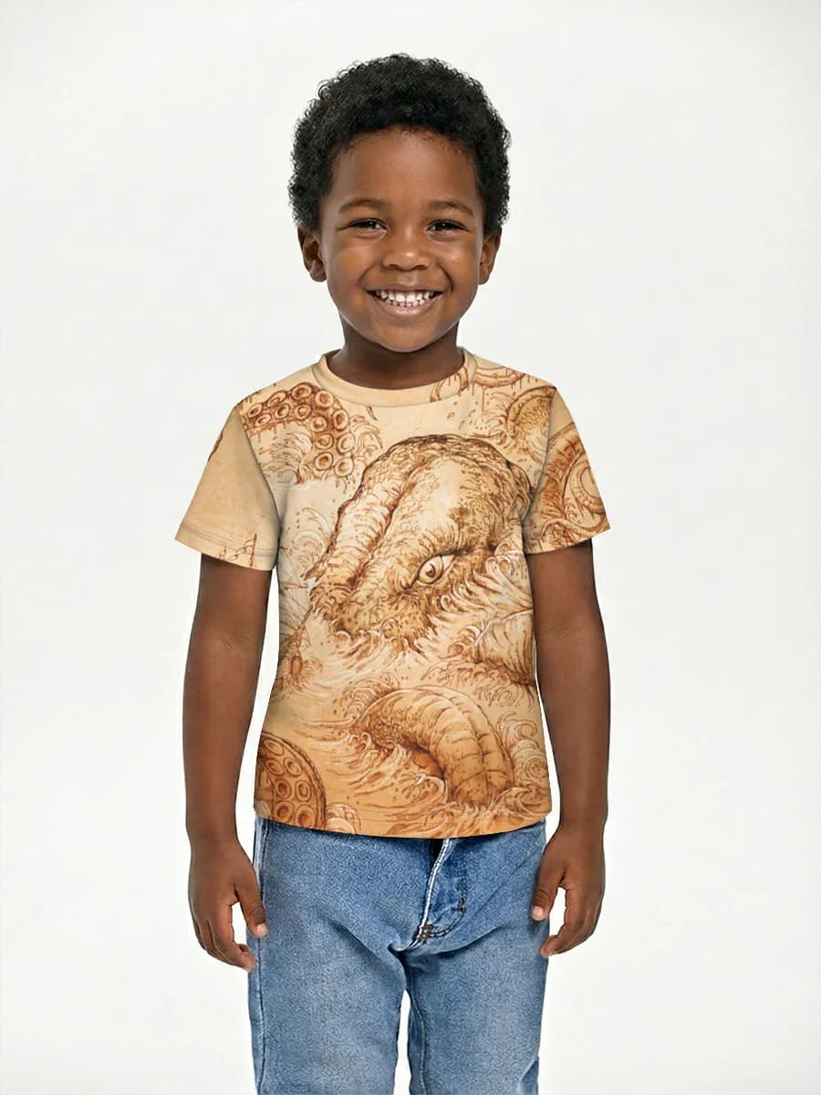 Camiseta Básica de Algodón Niño