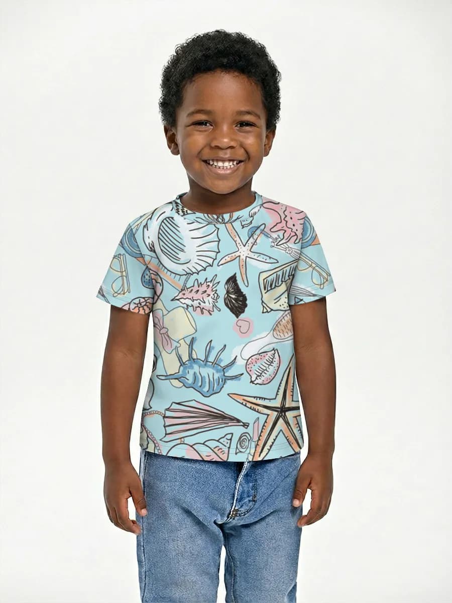 男の子 ベーシック コットンTシャツ