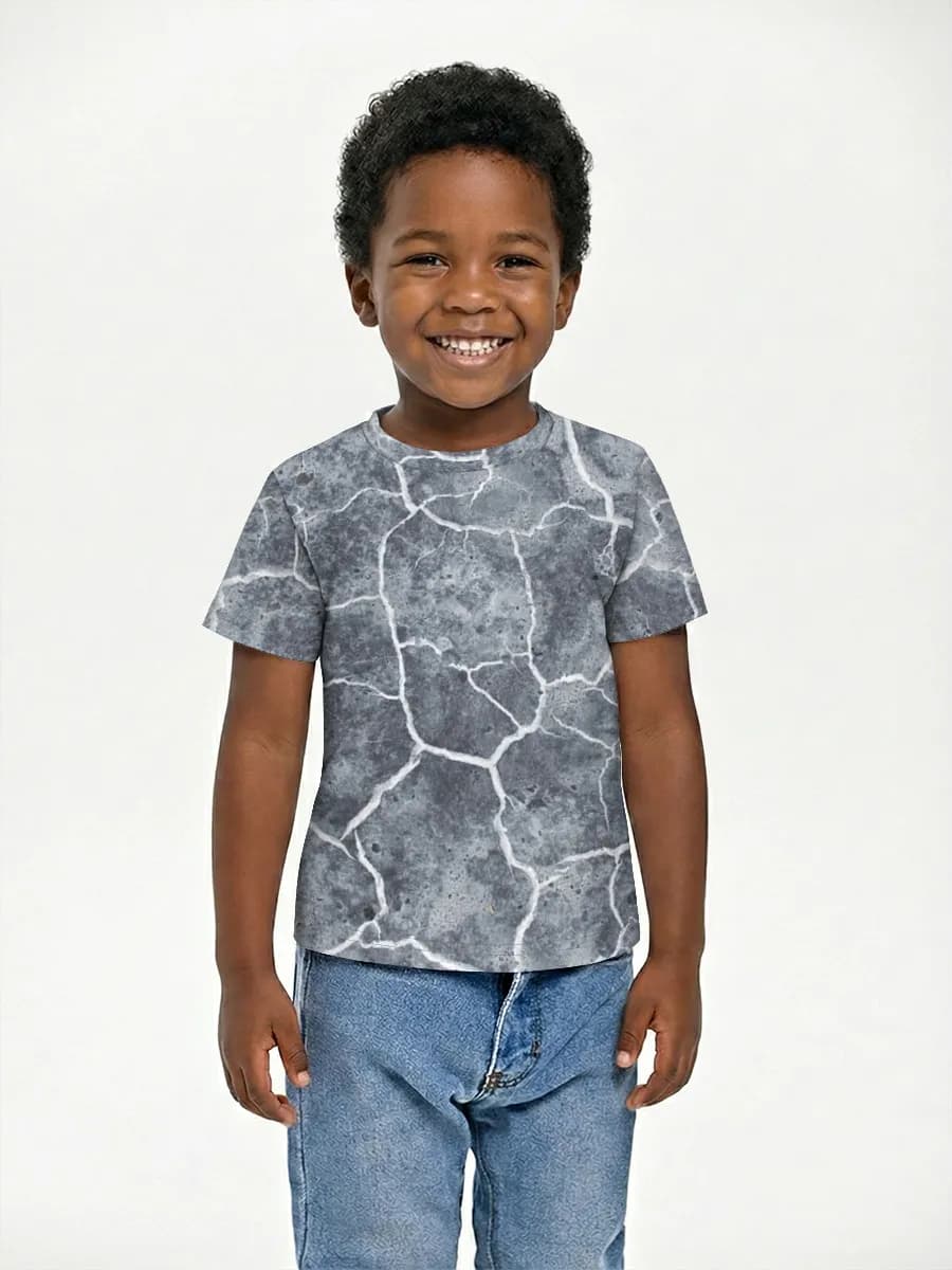 Boys' basic cotton T-shirt
