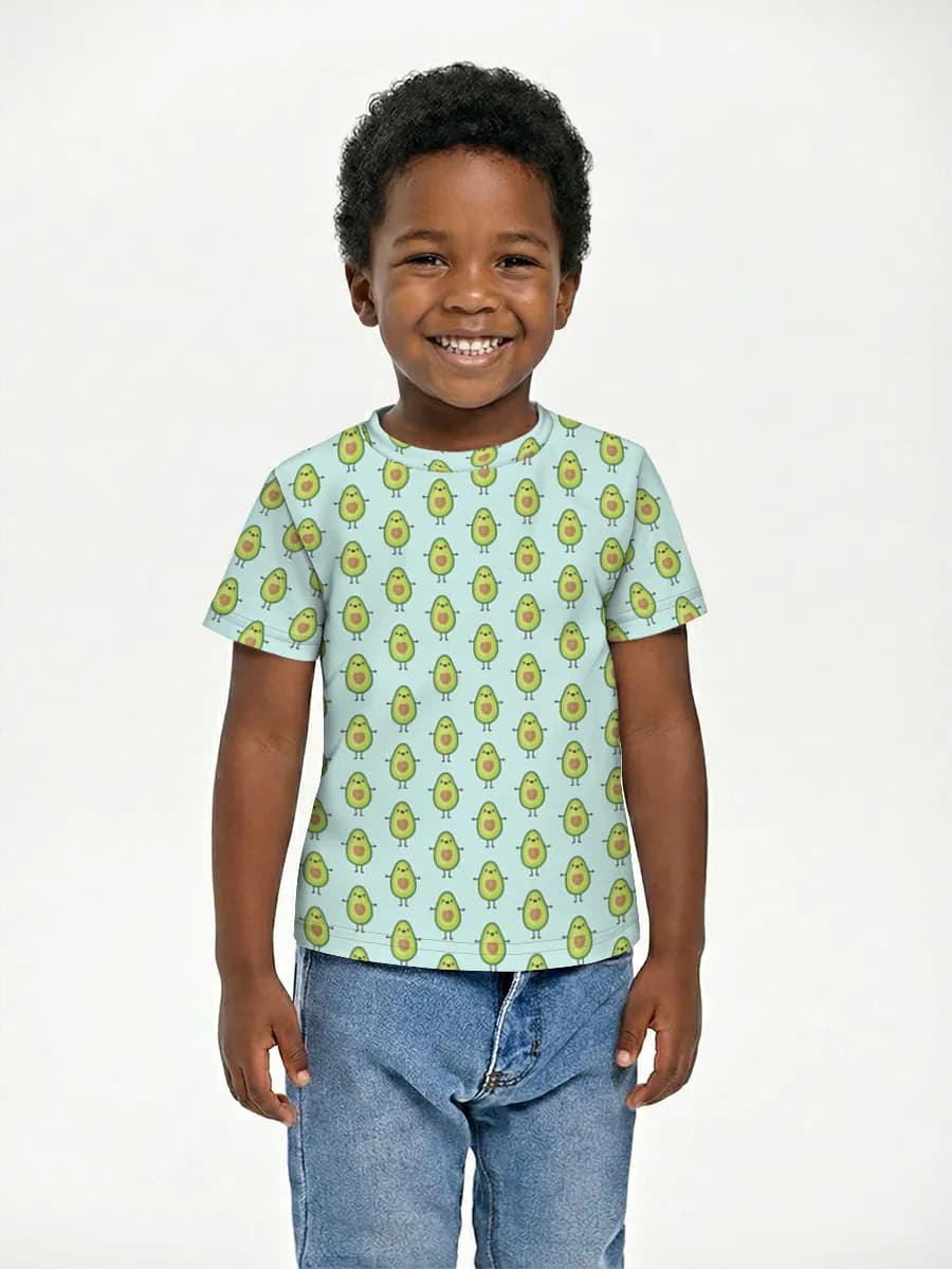 Camiseta Básica de Algodón Niño